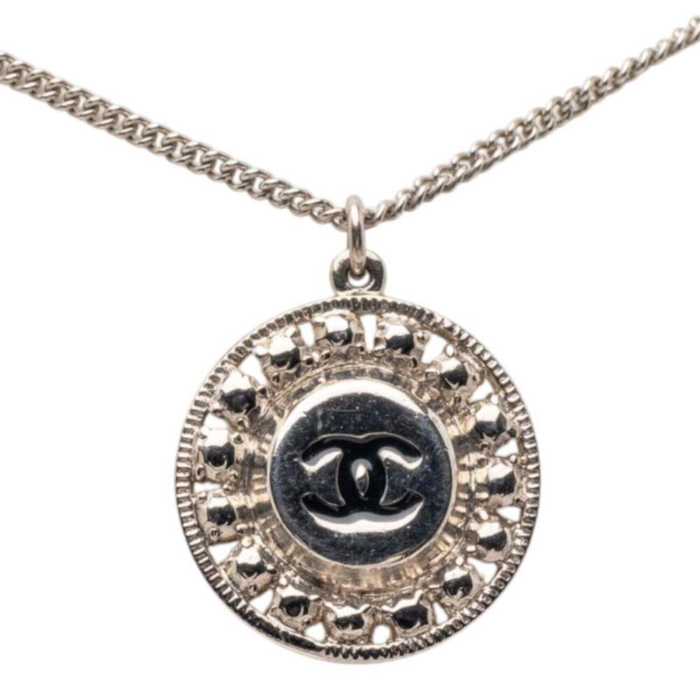 CHANEL Black Logo Necklace - Picture 1 of 6